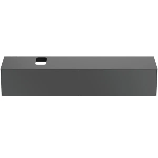 Ideal Standard Waschtischunterschrank Conca, 2 Auszüge, anthrazit Ideal Standard Waschtischunterschrank Conca, 2 Auszüge, anthrazit