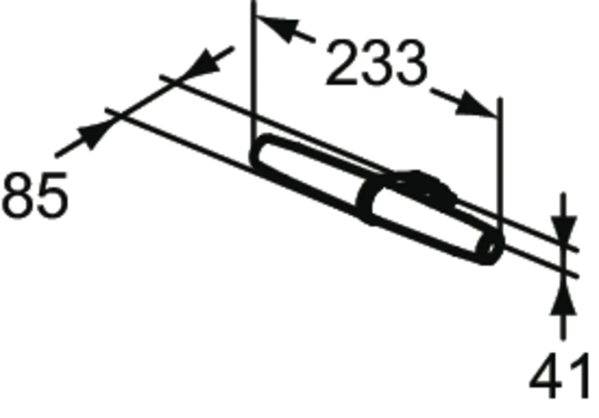 Ideal Standard Mirror&Light LED-Spiegelleuchte, 6W, 233x85x41mm, Chrom Ideal Standard Mirror&Light LED-Spiegelleuchte, 6W, 233x85x41mm, Chrom