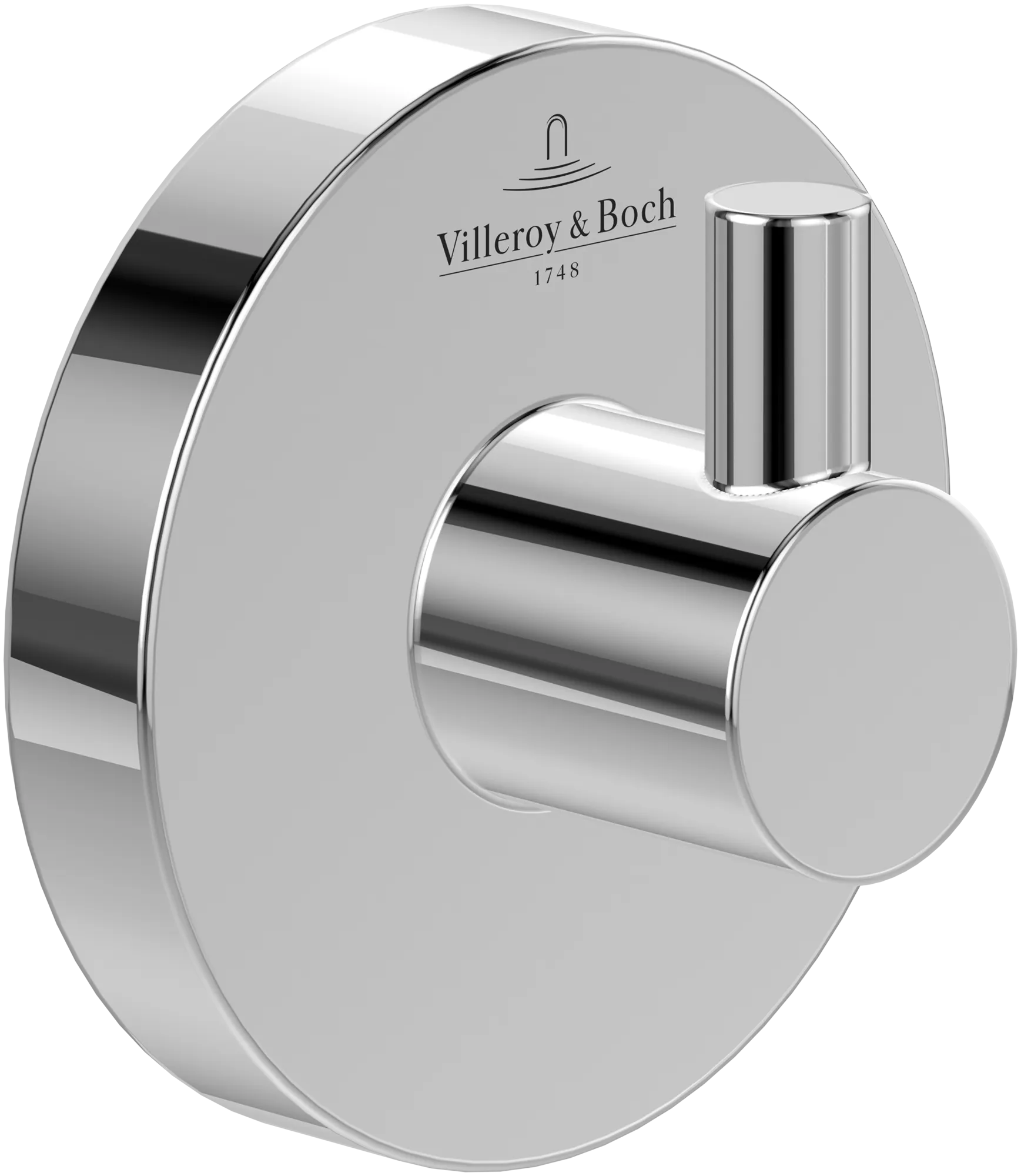 Villeroy & Boch Handtuchhaken „Elements-Tender“ in chrom, Befestigung verdeckt