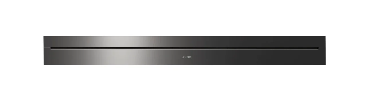 Hansgrohe AXOR Drain Fertigset Duschrinne 800 mm Polished Black Chrome wandangebunden