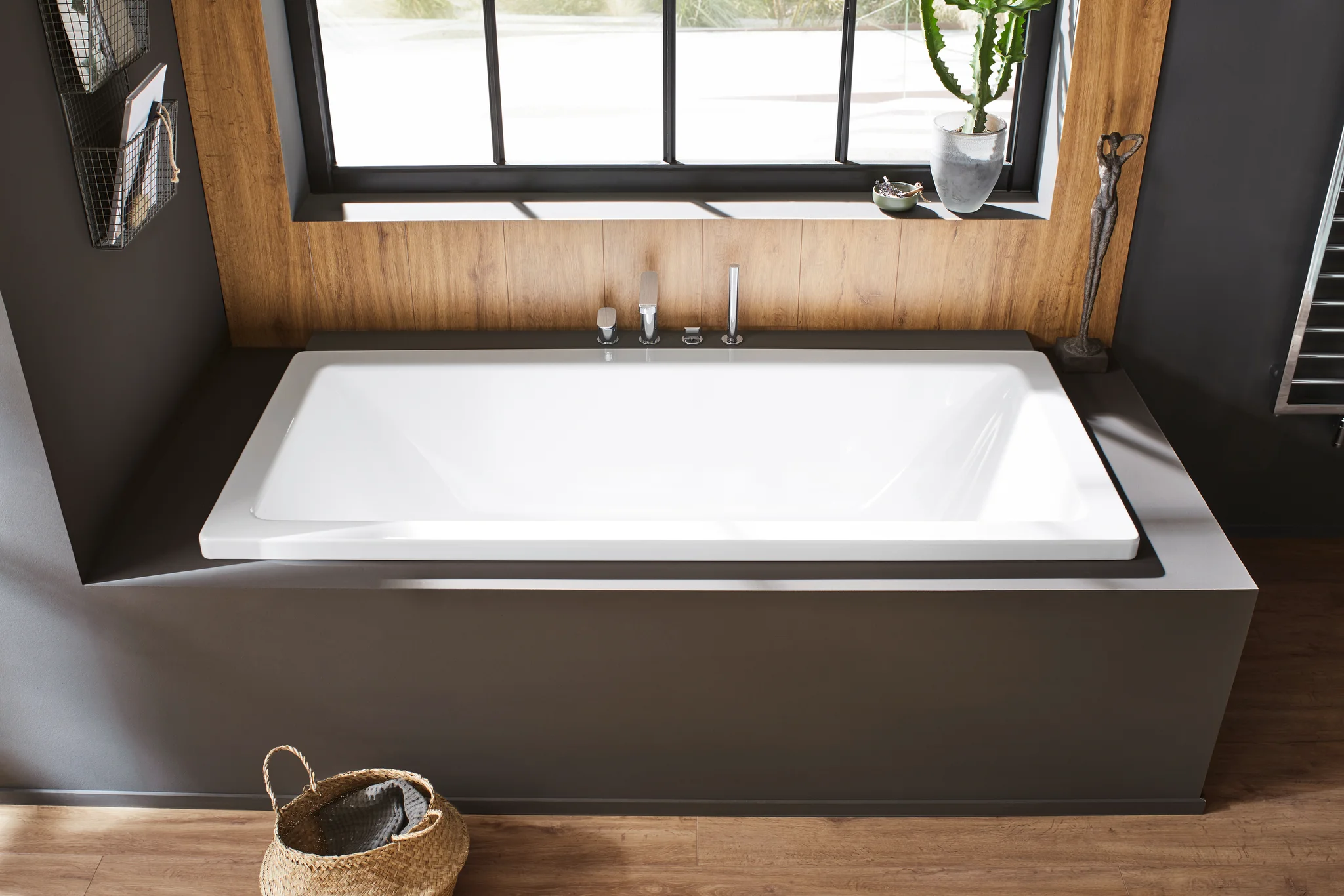 Kaldewei CONODUO Badewanne, 1800x800 mm, manhattan, mit Griffloch