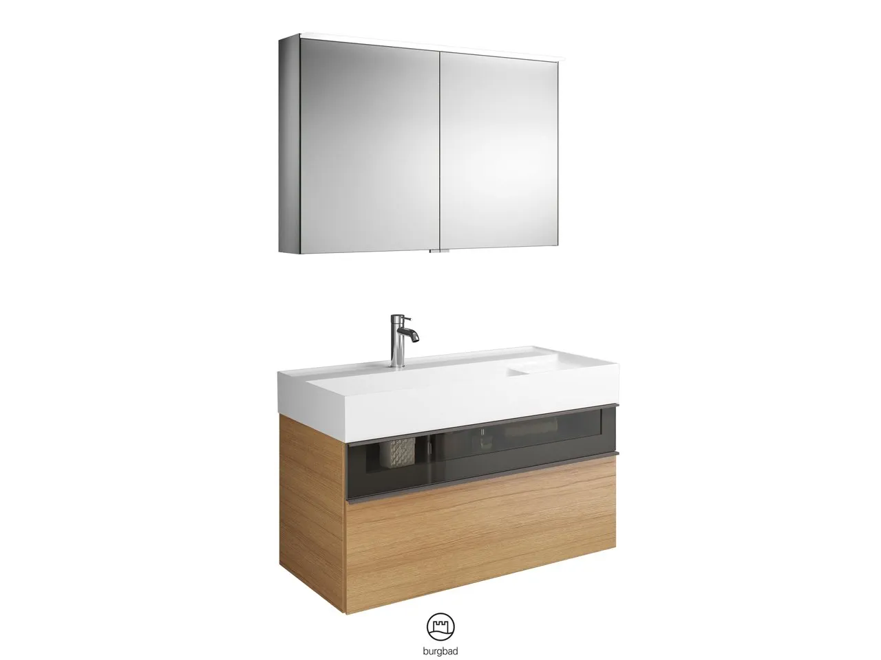 burgbad Yumo PG1 Badmöbelset (SFKZ102), Breite 1015 mm burgbad Yumo PG1 Badmöbelset (SFKZ102), Breite 1015 mm