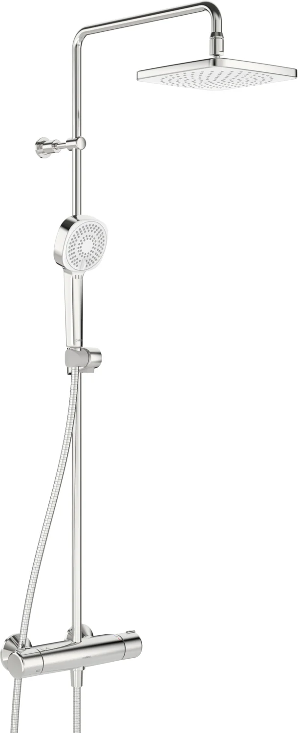 HansaMICRA Style Regenbrause-Duscharmatur 4435 3-strahlig Ausladung 445-470 mm Chrom HansaMICRA Style Regenbrause-Duscharmatur 4435 3-strahlig Ausladung 445-470 mm Chrom