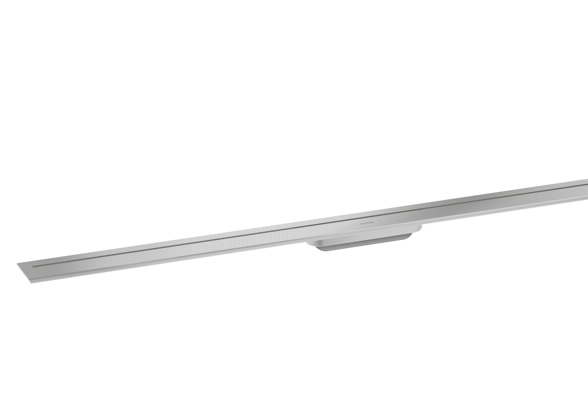 Hansgrohe AXOR Drain Fertigset Duschrinne 1200, Chrom Hansgrohe AXOR Drain Fertigset Duschrinne 1200, Chrom