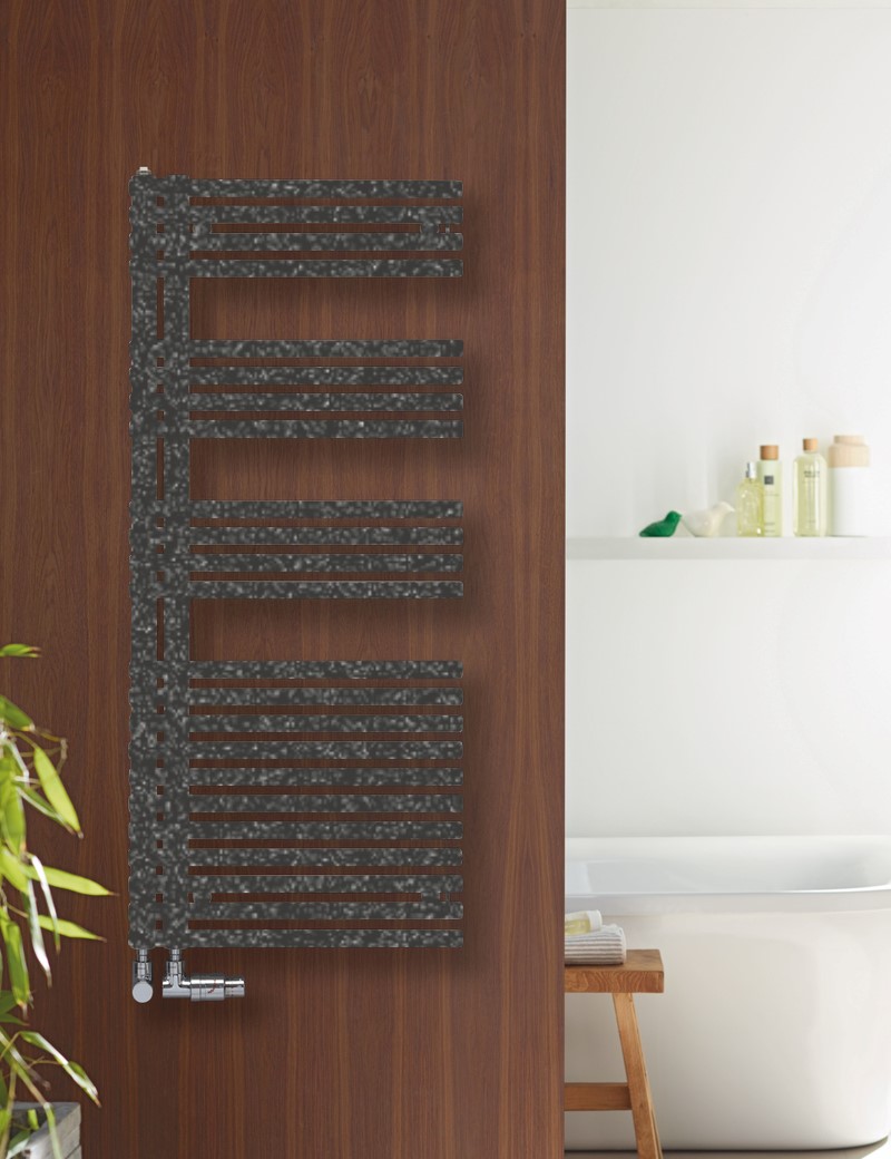 Zehnder Design-Heizkörper „Forma Asym“ für Warmwasser-Zentralheizung oder gemischten Betrieb mit 50 mm-Mittelanschluss 49,6 × 168,1 cm in Umbra Grey (RAL 7022) Zehnder Design-Heizkörper „Forma Asym“ für Warmwasser-Zentralheizung oder gemischten Betrieb mit 50 mm-Mittelanschluss 49,6 × 168,1 cm in Umbra Grey (RAL 7022)