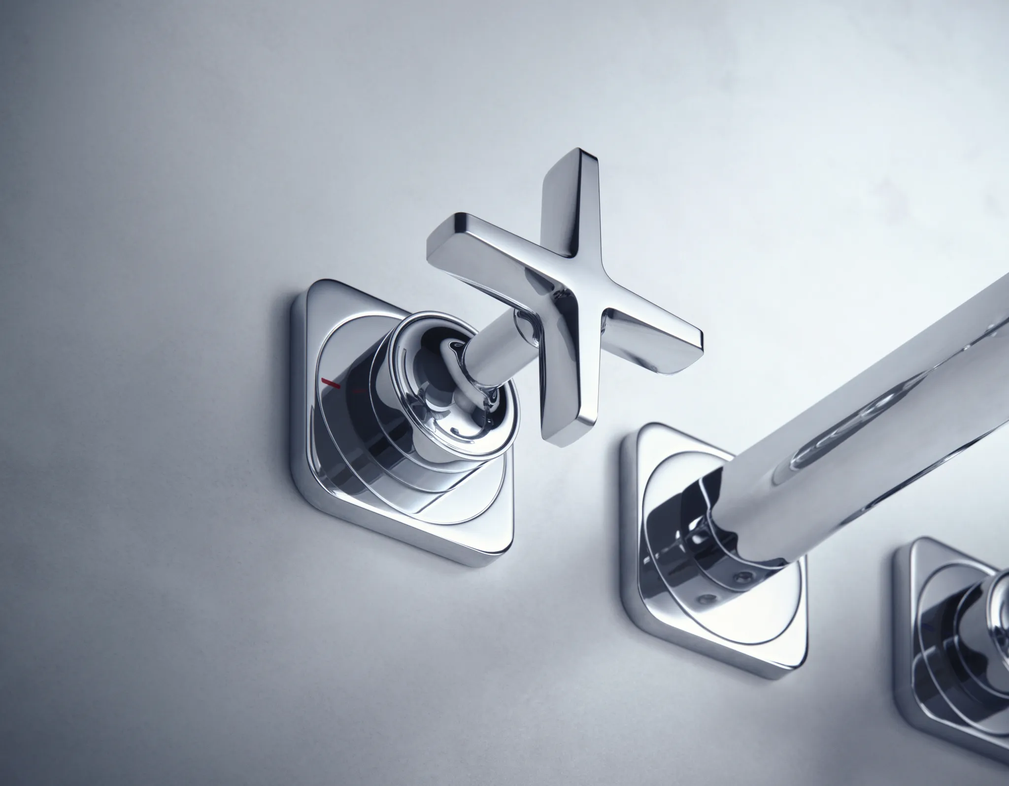 3-L.Waschtischarmatur Axor Citterio E Fertigset Wandmontage chrom 3-L.Waschtischarmatur Axor Citterio E Fertigset Wandmontage chrom