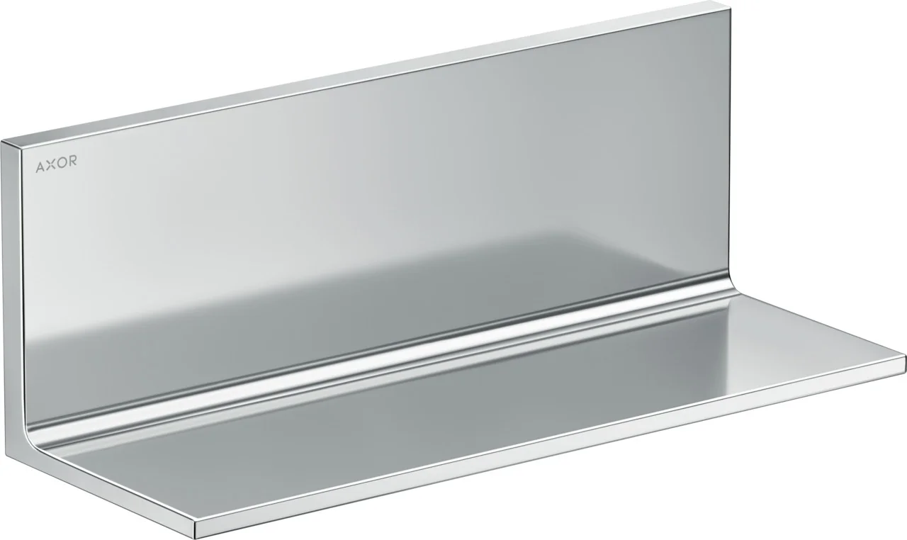 Hansgrohe AXOR Universal Rectangular Ablage 300 mm Chrom - Wandmontage, Metall, verdeckte Befestigung, Bohrabstand 200 mm, passend für Dusche