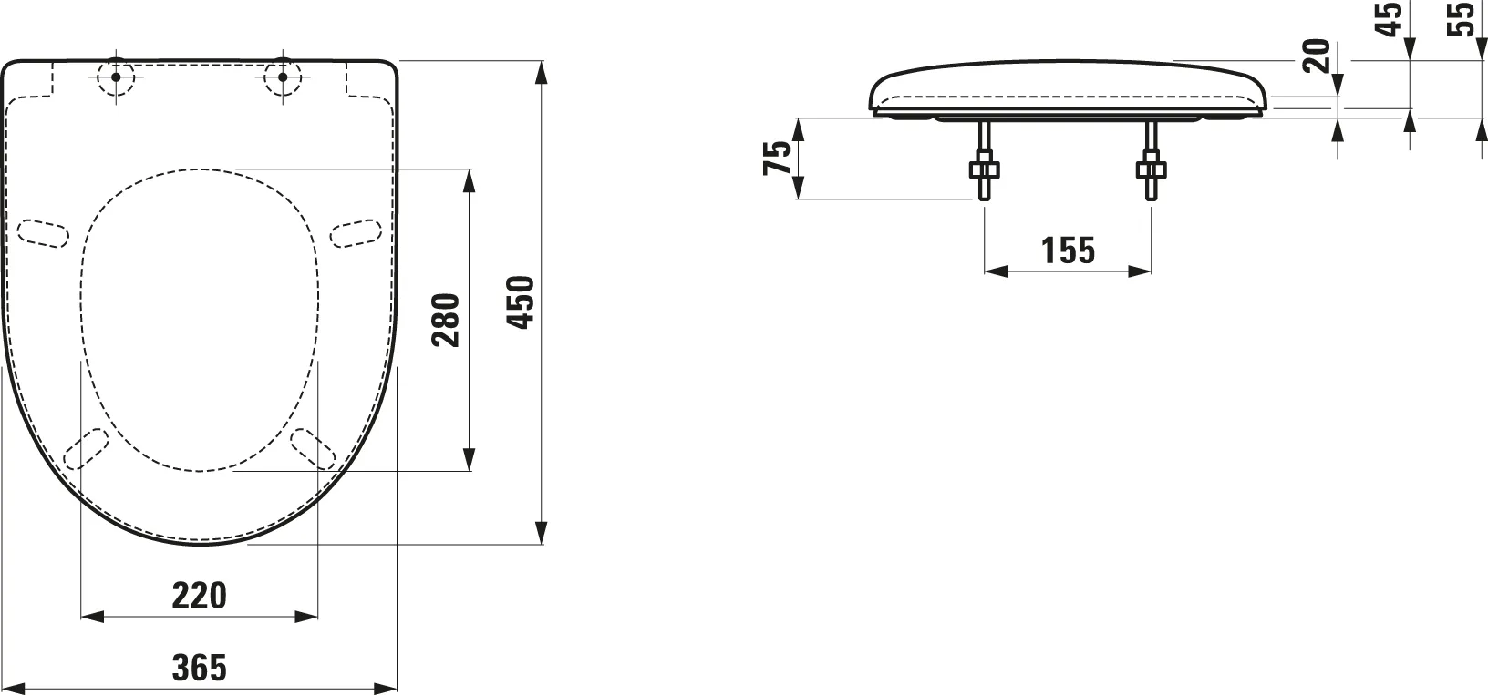 Laufen MODERNA R WC-Sitz+Deckel Optional mit Absenkautomatik, weiß Laufen MODERNA R WC-Sitz+Deckel Optional mit Absenkautomatik, weiß