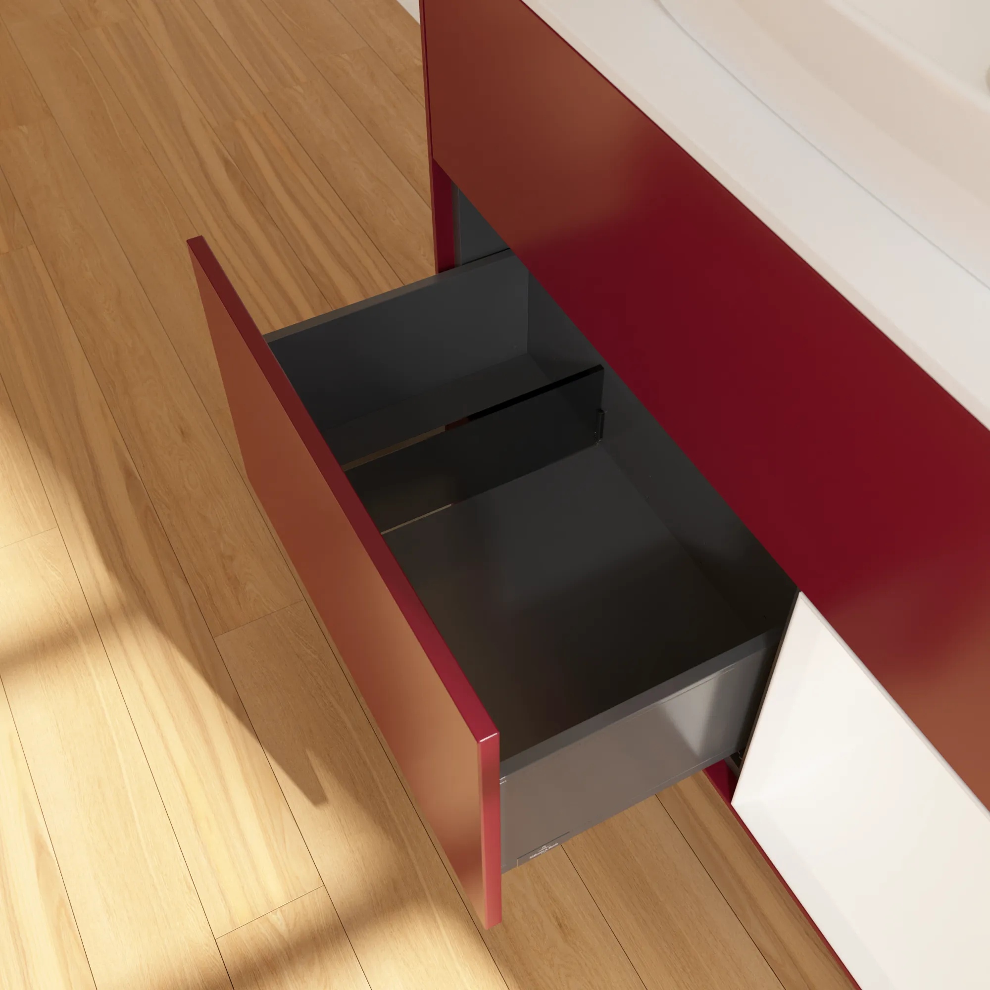 Villeroy & Boch Waschtischunterschrank „Finion“ für Schrankwaschtisch 1000 × 603 × 501 mm Peony Matt Lacquer, für Becken mittig, mit Hahnlochbohrung