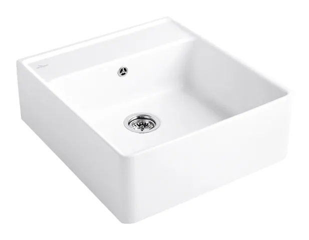 Villeroy & Boch Küchenspülbecken „Spülstein“ 595 × 630 × 220 mm in Weiß Alpin