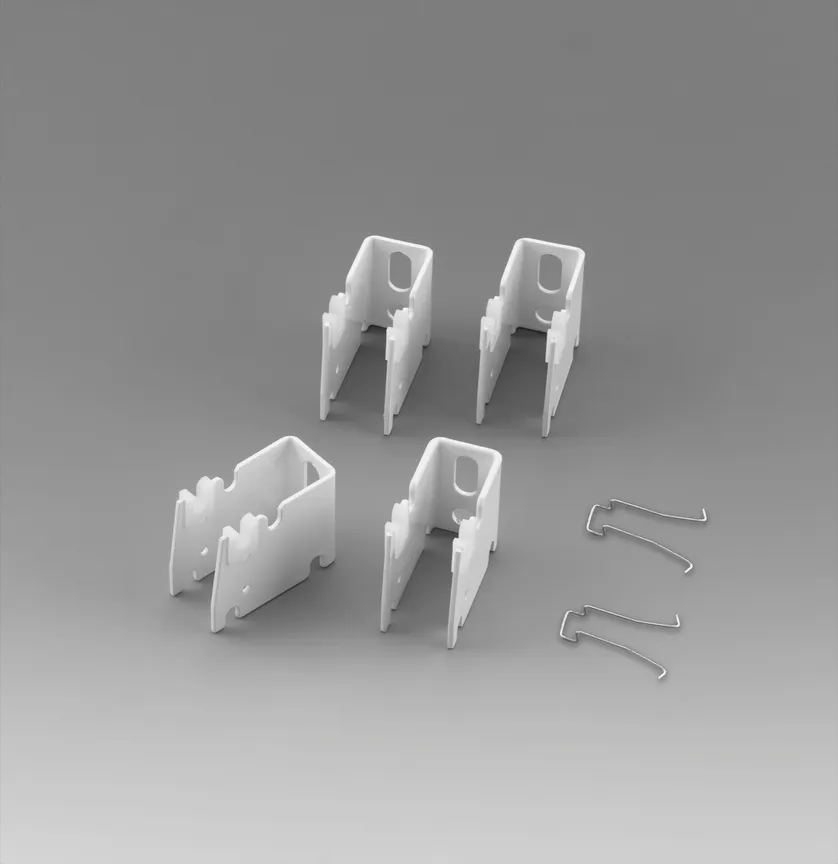 Zubehör Set CVD, 6xCVD2 weiß RAL 9016 Zubehör Set CVD, 6xCVD2 weiß RAL 9016