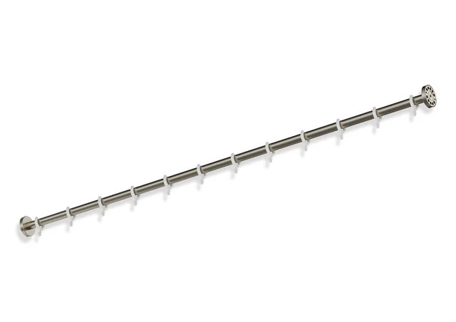 HEWI System 900 Vorhangstange, Edelstahl, PVD, Länge 1524 mm