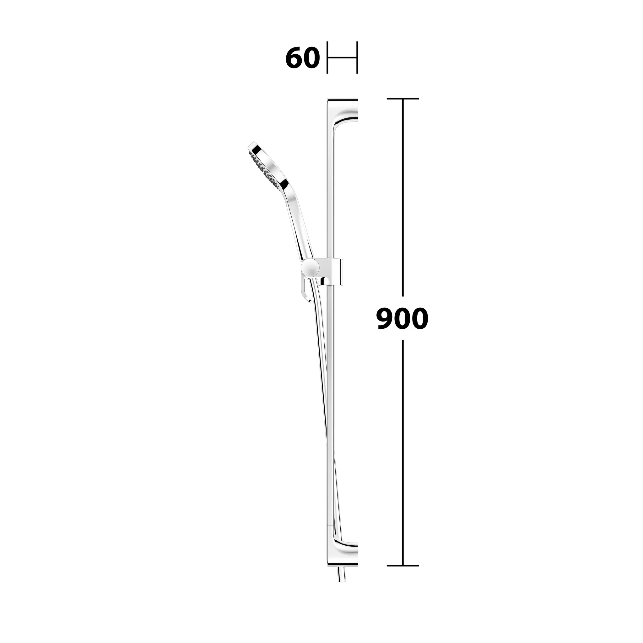 Edition 400 Brause-Set 900 mm verchromt