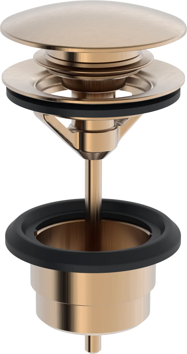 Hansa Hansavantis 2022 Ablaufgarnitur Push-Open Bronze gebürstet G1 ¼ Hansa Hansavantis 2022 Ablaufgarnitur Push-Open Bronze gebürstet G1 ¼