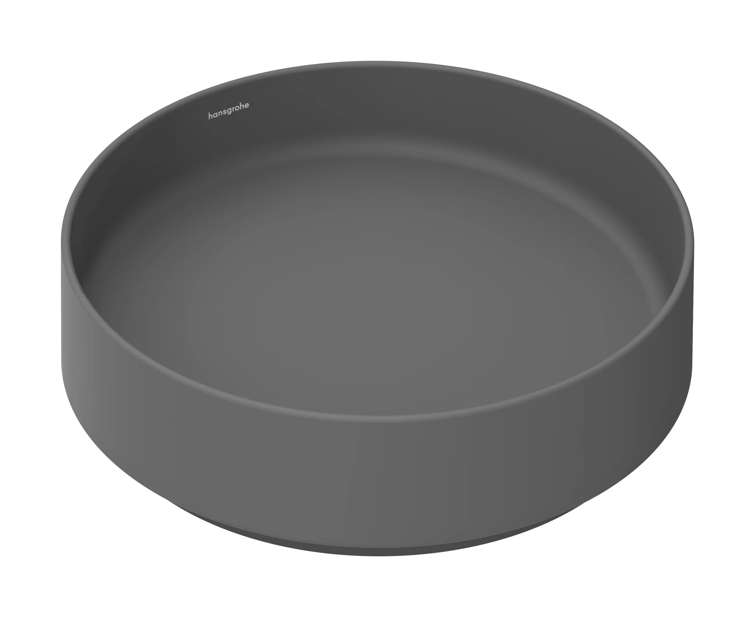 Hansgrohe Aufsatzwaschtisch Xuniva Evo S, Schiefergrau Matt, 400x400x120 mm, Beckeninnenhöhe 65 mm Hansgrohe Aufsatzwaschtisch Xuniva Evo S, Schiefergrau Matt, 400x400x120 mm, Beckeninnenhöhe 65 mm