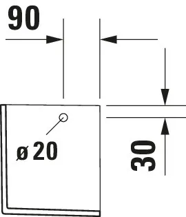 Halbsäule Happy D.2 für 070950, weiß Halbsäule Happy D.2 für 070950, weiß
