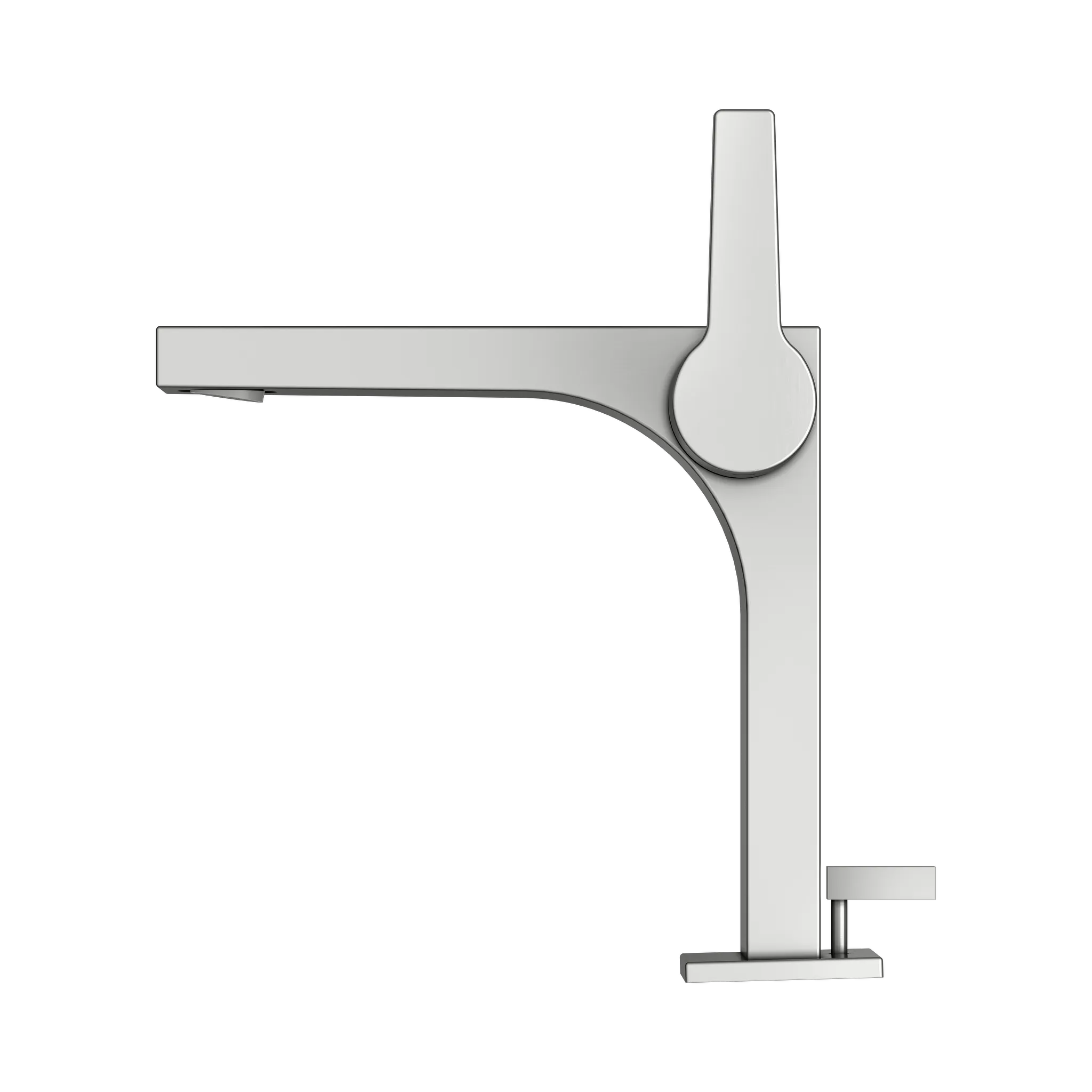 KEUCO EDITION 11 Einhebel-Waschtischmischer 150 mit Zugstangen-Ablaufgarnitur Edelstahl-finish