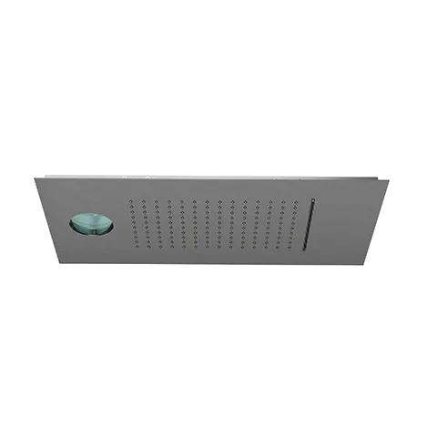 Kludi-ASANA Kopfbrause 60x30 cm mit Waterfall-Effekt und Ambience-Licht in Gunmetal Kludi-ASANA Kopfbrause 60x30 cm mit Waterfall-Effekt und Ambience-Licht in Gunmetal
