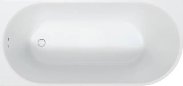 Duravit Badewanne „DuraSenja“ vorwand oval 1700 × 800 mm, links in Weiß Duravit Badewanne „DuraSenja“ vorwand oval 1700 × 800 mm, links in Weiß