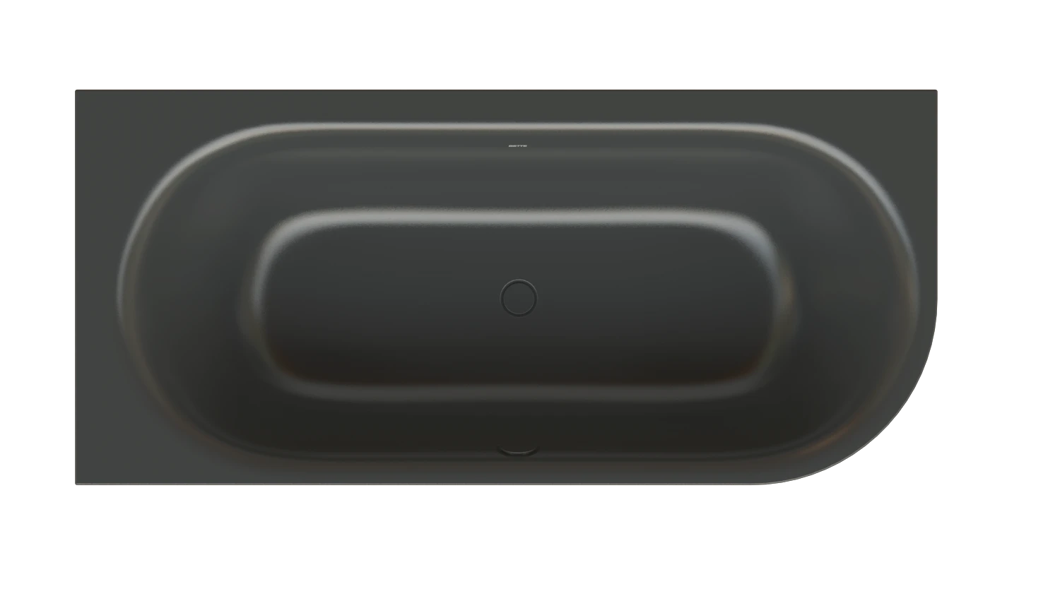 Bette oval Badewanne „BetteLux Oval IV Silhouette“ 185 × 85 cm in Ebony Bette oval Badewanne „BetteLux Oval IV Silhouette“ 185 × 85 cm in Ebony