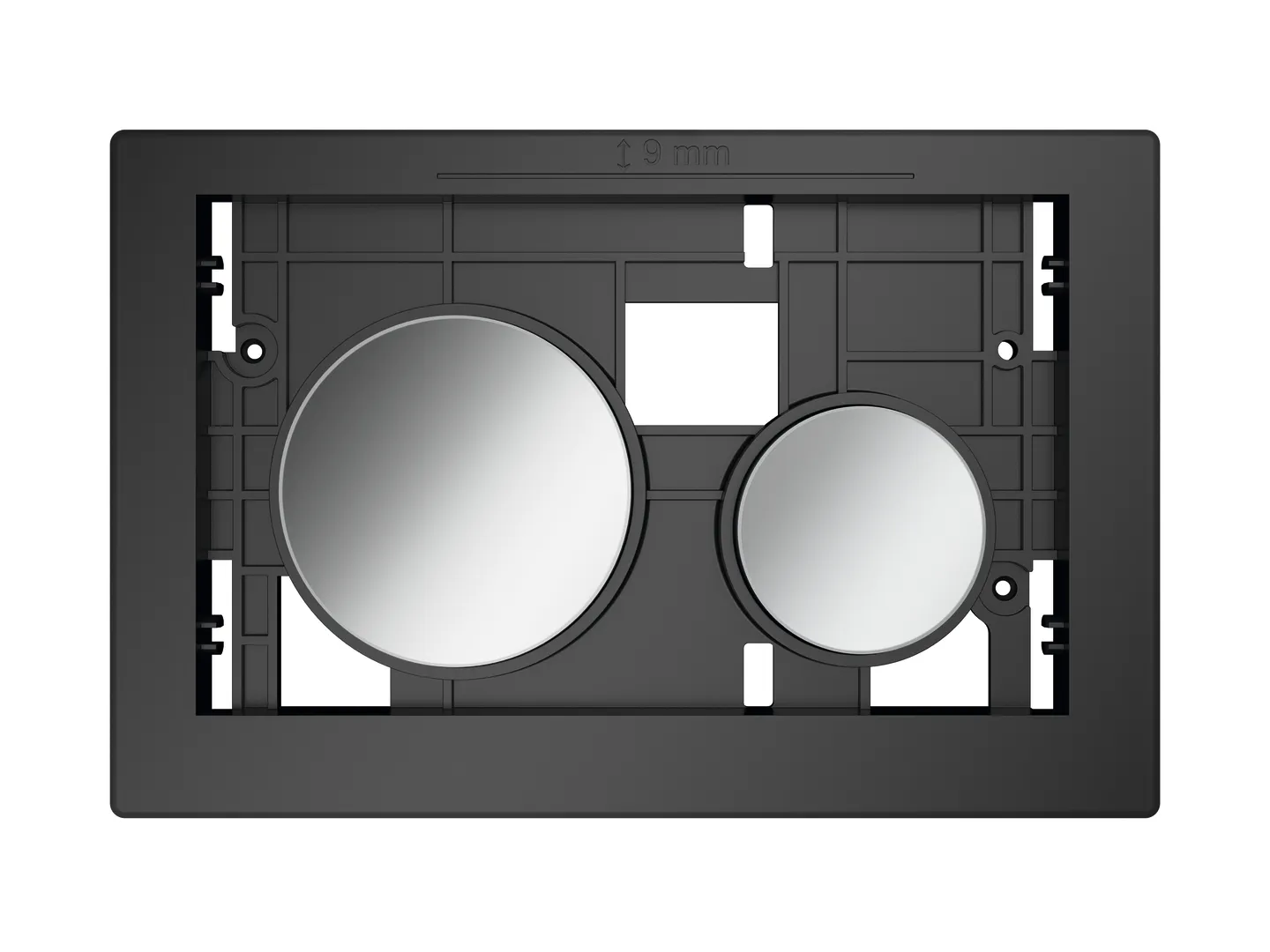 loop Betätigungseinheit für WC-Bet., Tasten Chrom glänzend loop Betätigungseinheit für WC-Bet., Tasten Chrom glänzend