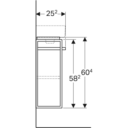 Geberit Waschtischunterschrank „Renova Comprimo“ Geberit Waschtischunterschrank „Renova Comprimo“