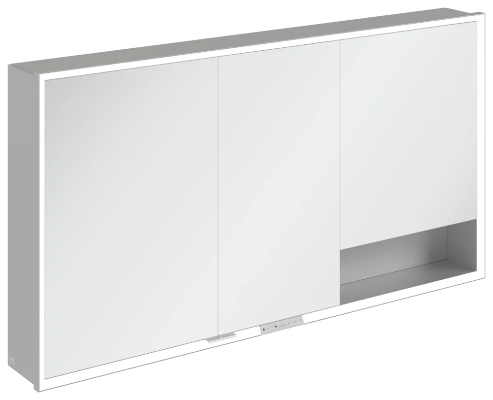 Villeroy & Boch Aufputz-Spiegelschrank My View+ 00, 1400x750x168 mm, mit Beleuchtung und Absenkautomatik Villeroy & Boch Aufputz-Spiegelschrank My View+ 00, 1400x750x168 mm, mit Beleuchtung und Absenkautomatik