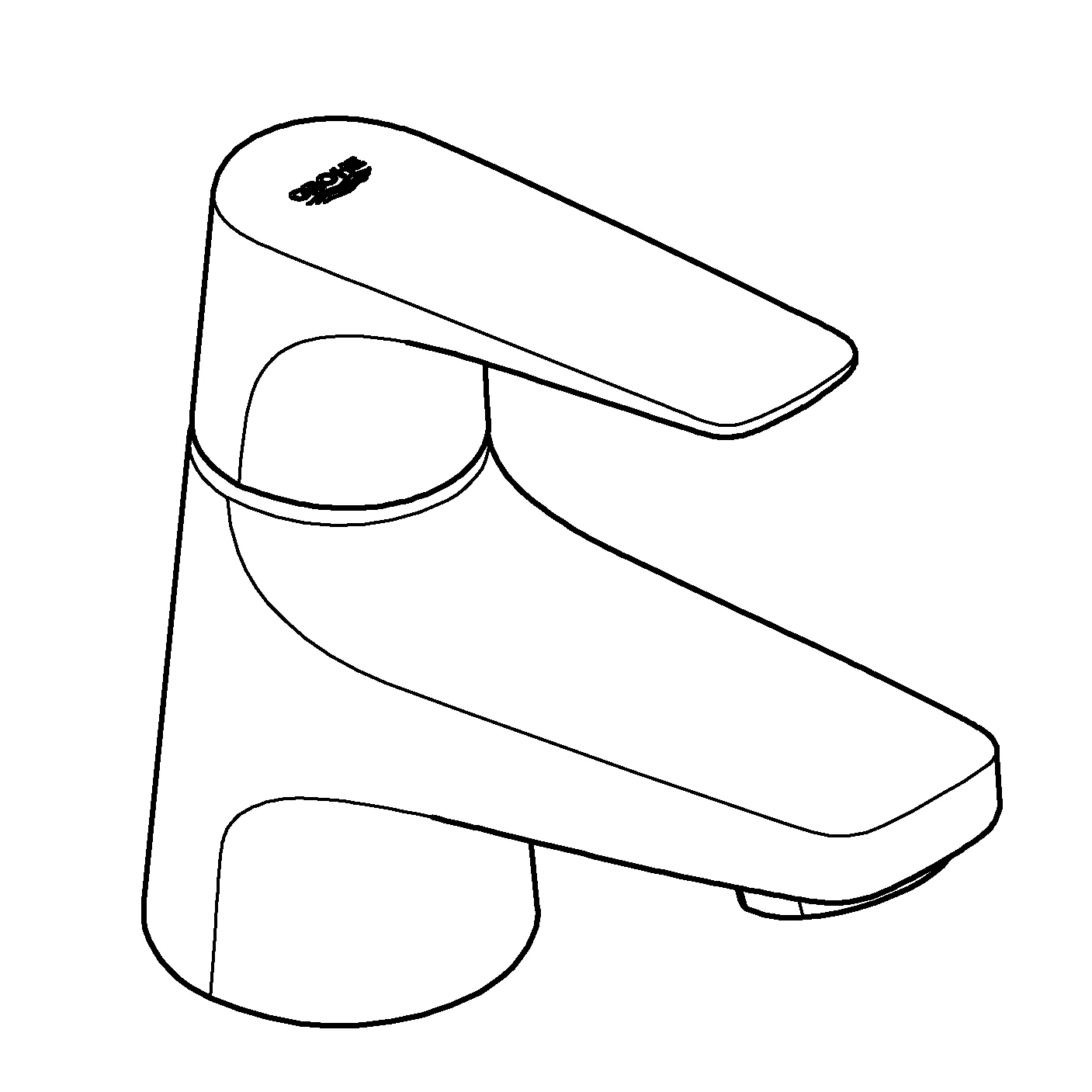 Standventil BauFlow 20575, XS-Size, Einlochmontage, chrom Standventil BauFlow 20575, XS-Size, Einlochmontage, chrom
