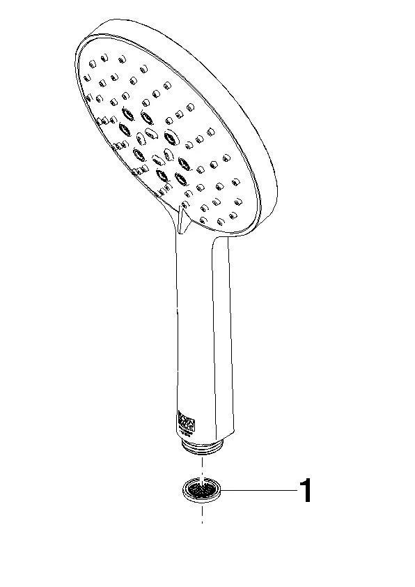 Dornbracht Handbrause FlowReduce - Champagne (22kt Gold)