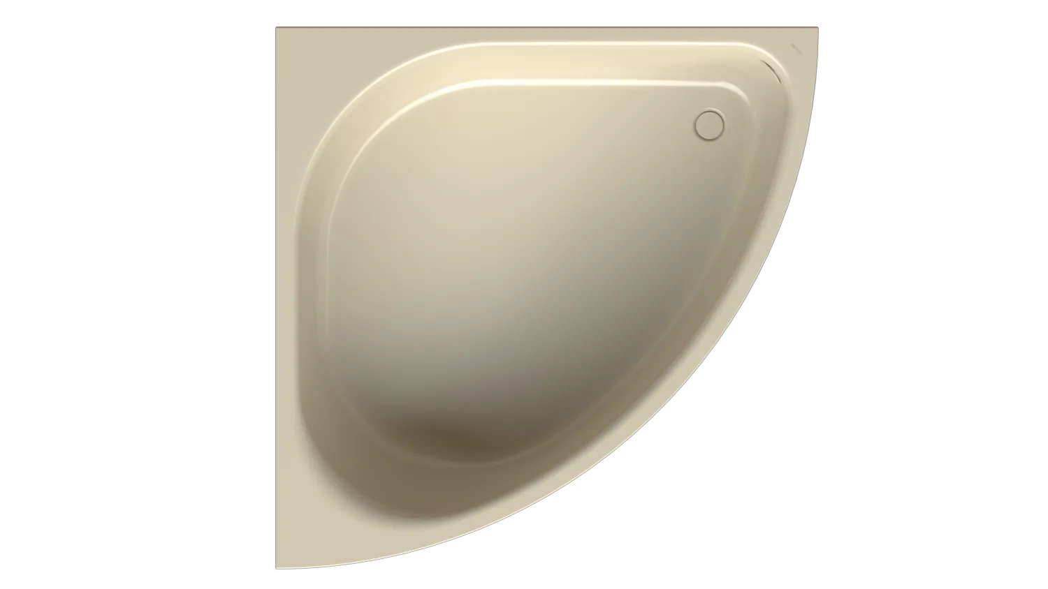 Bette Arco Cream Eckbadewanne 1400x1400x450 mm, glasierter Titan-Stahl, 2-Sitzer, Randhöhe 50 mm Bette Arco Cream Eckbadewanne 1400x1400x450 mm, glasierter Titan-Stahl, 2-Sitzer, Randhöhe 50 mm