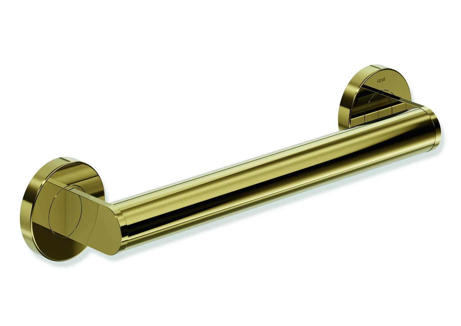 HEWI Haltegriff System 900, Edelstahl PVD gold glänzend, Achsmaß 305 mm, Tiefe 70 mm, Stangendurchmesser 32 mm