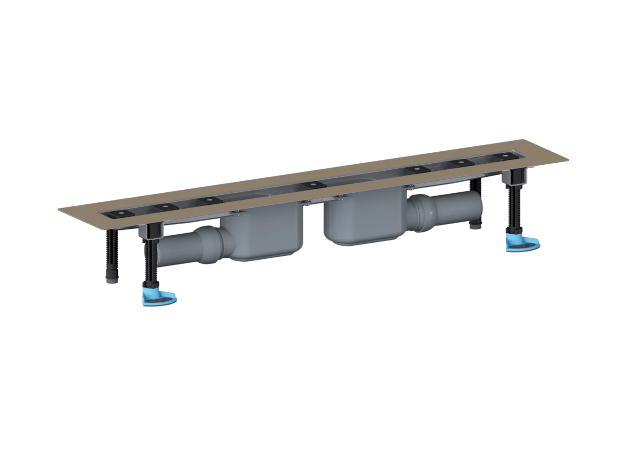 Duschrinne CeraLine F Duo 1100 mm, DN 50