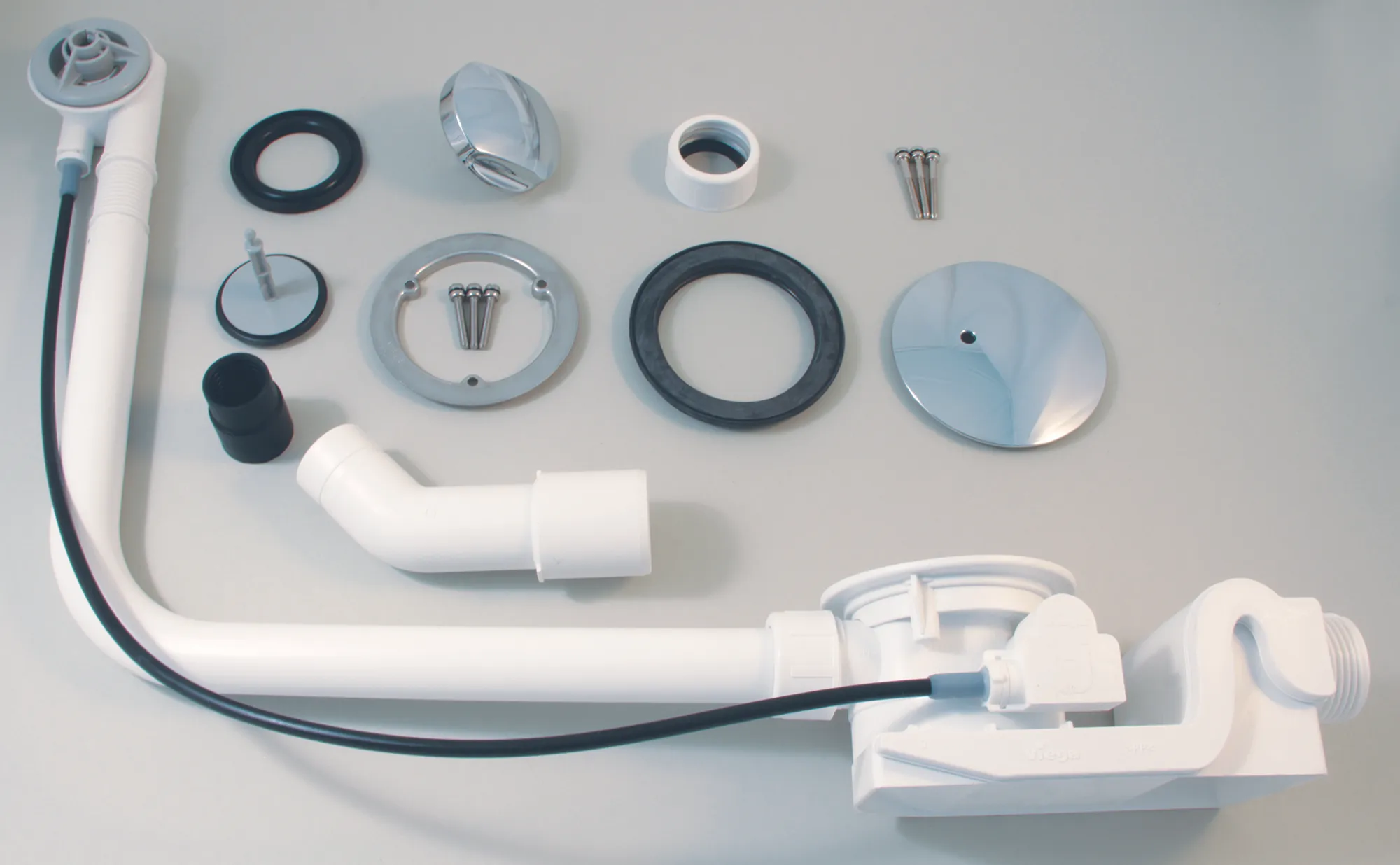 Ideal Standard Ab-und Überlaufgarnitur ROTAufputz LEX Chrom