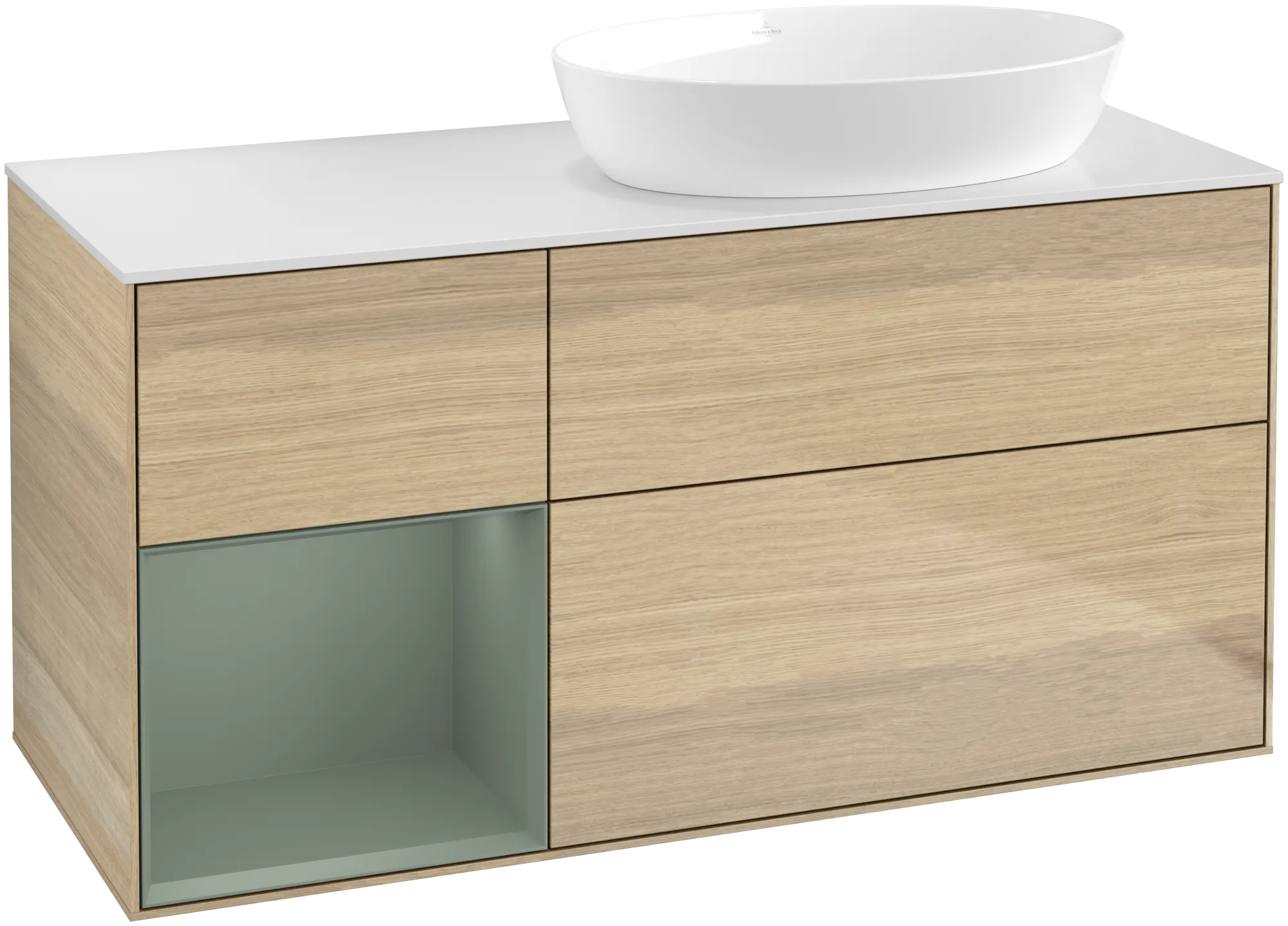 Villeroy & Boch Finion Waschbeckenunterschrank GA4 1200x603x501mm mit Beleuchtung