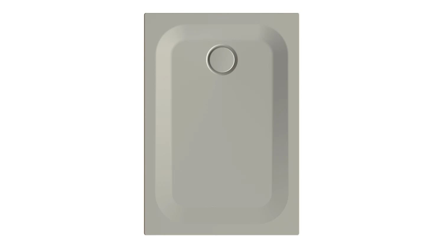 Bette rechteck Duschwanne „BetteUltra“ 1000 × 700 mm ohne Oberflächenbeschichtung, ohne Oberflächenveredelung, mit Wannenträger, in Stone