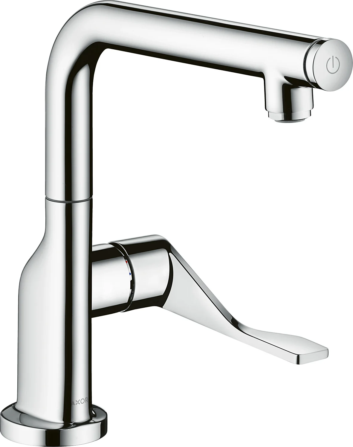 Hansgrohe AXOR Citterio Einhebel-Küchenmischer Select 230 Chrom, Schwenkbereich einstellbar in 3 Stufen auf 110°, 150° oder 360°, Normalstrahl, Select-Knopf zum komfortablen An- und Abstellen des Wasserstrahls, maximale Durchflussmenge bei 3 bar: 9 l/min Hansgrohe AXOR Citterio Einhebel-Küchenmischer Select 230 Chrom, Schwenkbereich einstellbar in 3 Stufen auf 110°, 150° oder 360°, Normalstrahl, Select-Knopf zum komfortablen An- und Abstellen des Wasserstrahls, maximale Durchflussmenge bei 3 bar: 9 l/min