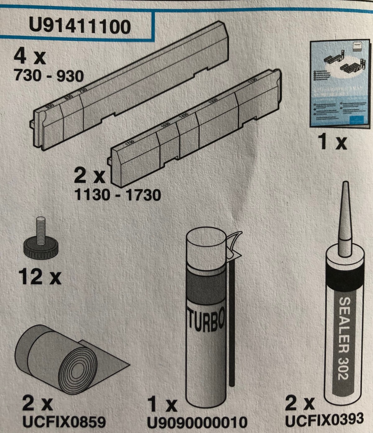 Villeroy & Boch Installationsset Villeroy & Boch Installationsset