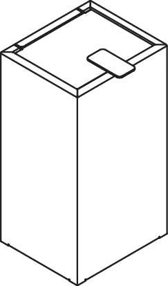 Hygieneabfallbehälter, Edelstahl, PVD, Fassungsvermögen ca. 6 Liter, Breite 160 mm, Höhe 290 mm, Tiefe 140 mm, Wandmontage, in Farbe CK (Messing glänzend) Hygieneabfallbehälter, Edelstahl, PVD, Fassungsvermögen ca. 6 Liter, Breite 160 mm, Höhe 290 mm, Tiefe 140 mm, Wandmontage, in Farbe CK (Messing glänzend)