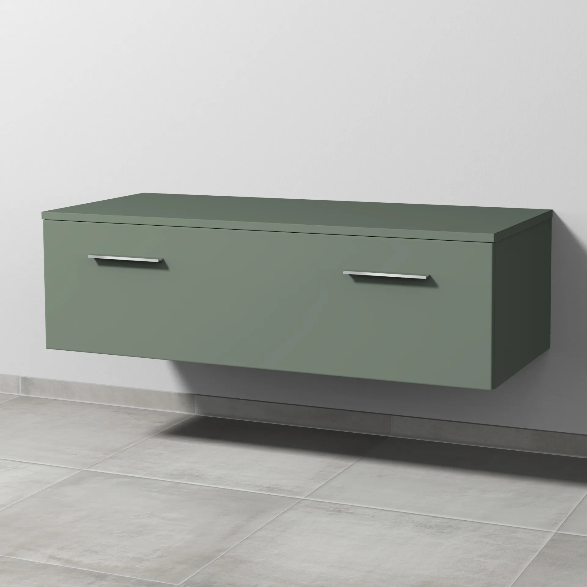 Sanipa Anbauschrank „2morrow“ 1200 × 340 × 520 mm in Soft-Green