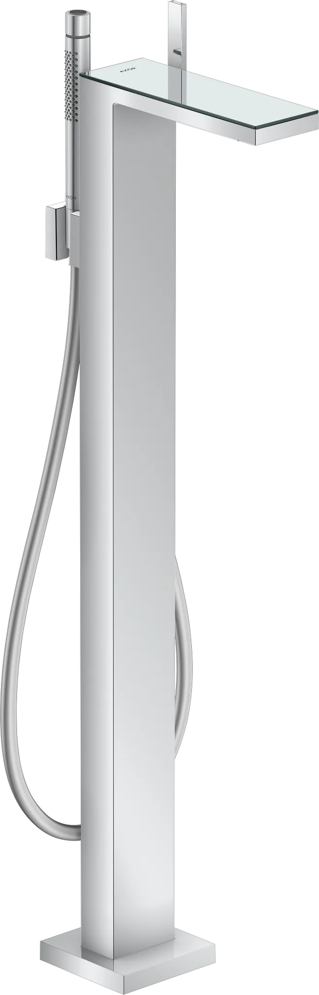 Hansgrohe AXOR MyEdition Einhebel-Wannenmischer bodenstehend, Chrom/Spiegelglas Hansgrohe AXOR MyEdition Einhebel-Wannenmischer bodenstehend, Chrom/Spiegelglas