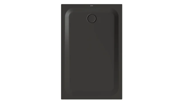 Bette rechteck Duschwanne „BetteUltra“ 1400 × 900 mm mit BetteAntirutsch Pro, ohne Oberflächenveredelung, mit Minimum-Wannenträger, in Anthracite
