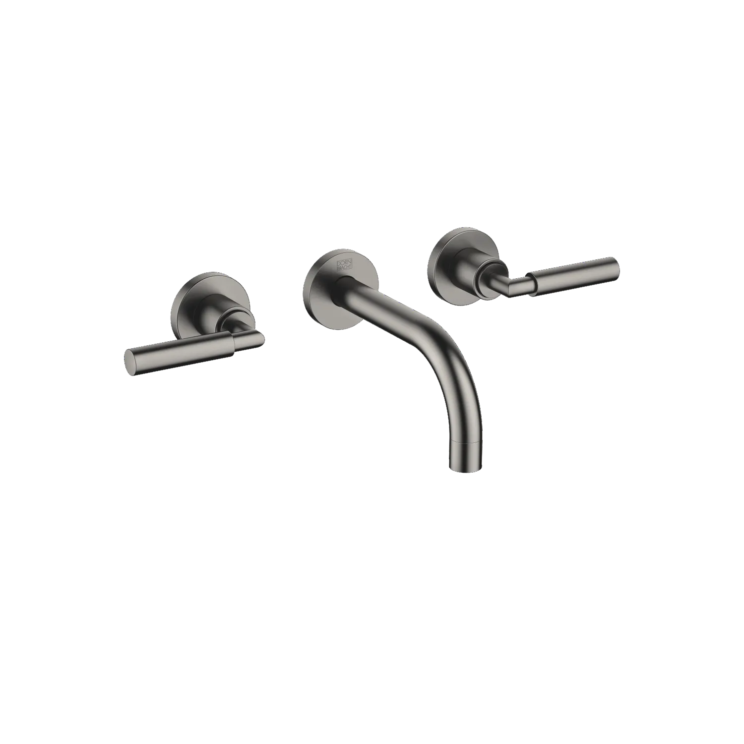 Dornbracht TARA Waschtisch-Wandbatterie ohne Ablaufgarnitur - Dark Platinum gebürstet
