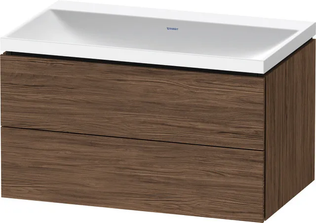 Duravit Möbelset c-shaped Set wandhängend wandhängend „L-Cube“ 80 × 48 × 48 cm