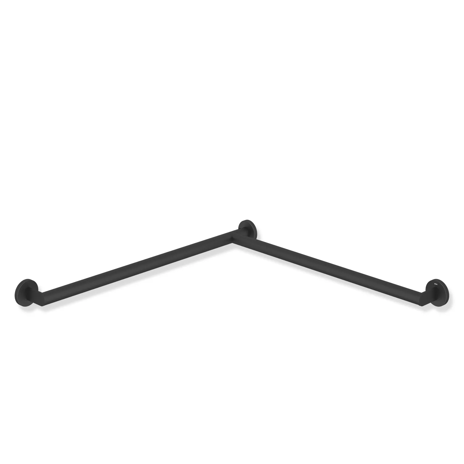 HEWI Haltegriff „System 900“ in Schwarz tiefmatt, Befestigung verdeckt HEWI Haltegriff „System 900“ in Schwarz tiefmatt, Befestigung verdeckt