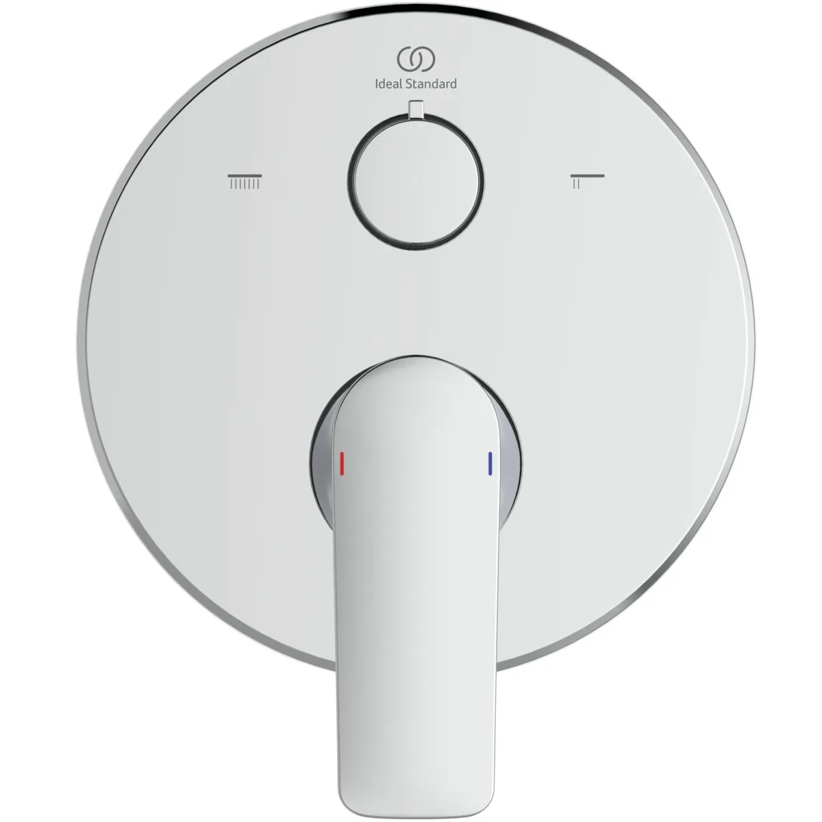 Ideal Standard Badearmatur Connect Air Rosette Chrom 163mm Unterputz