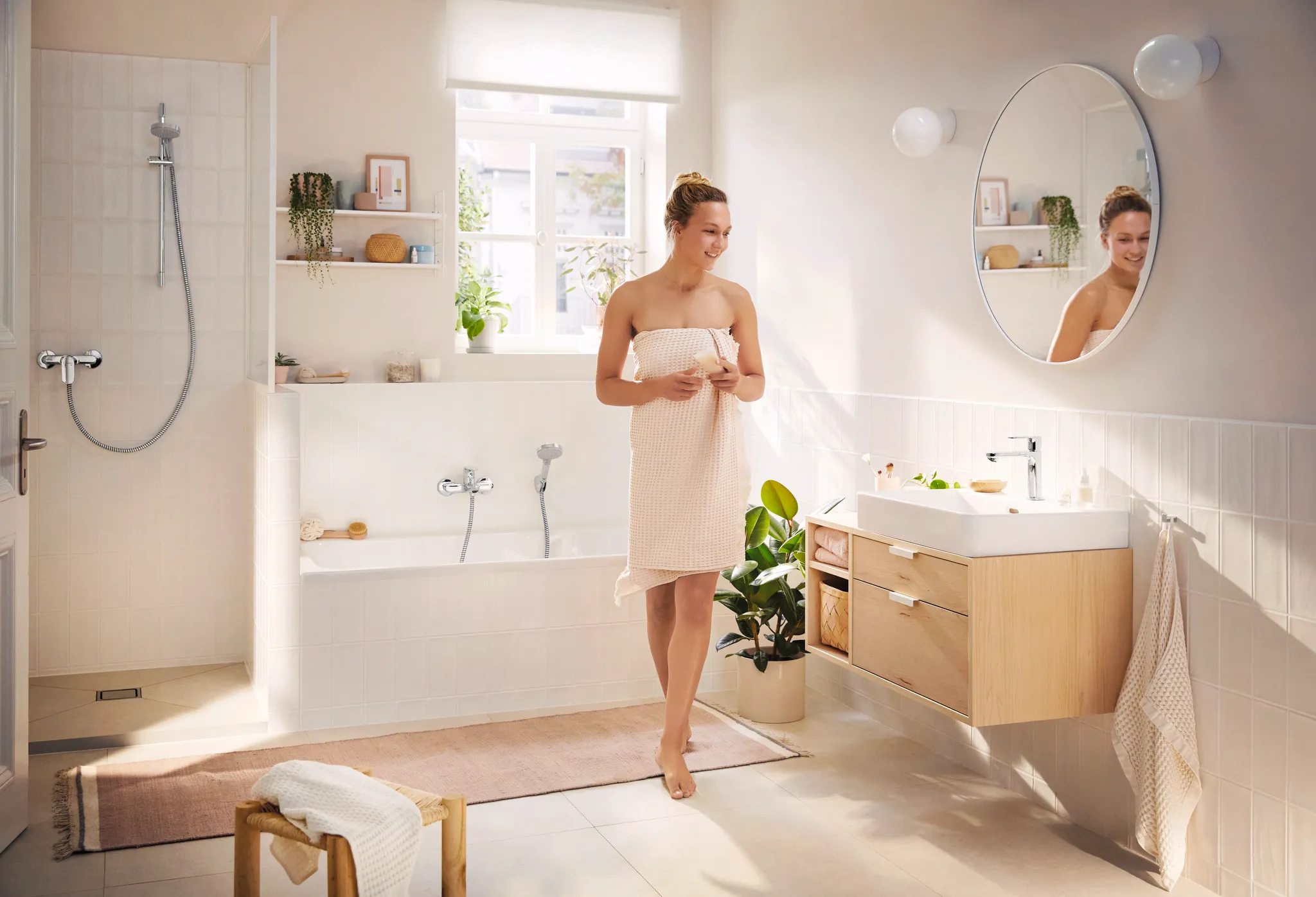 Einhebel-Waschtischmischer Rebris S 110 CoolStart o.Zugstange chrom
