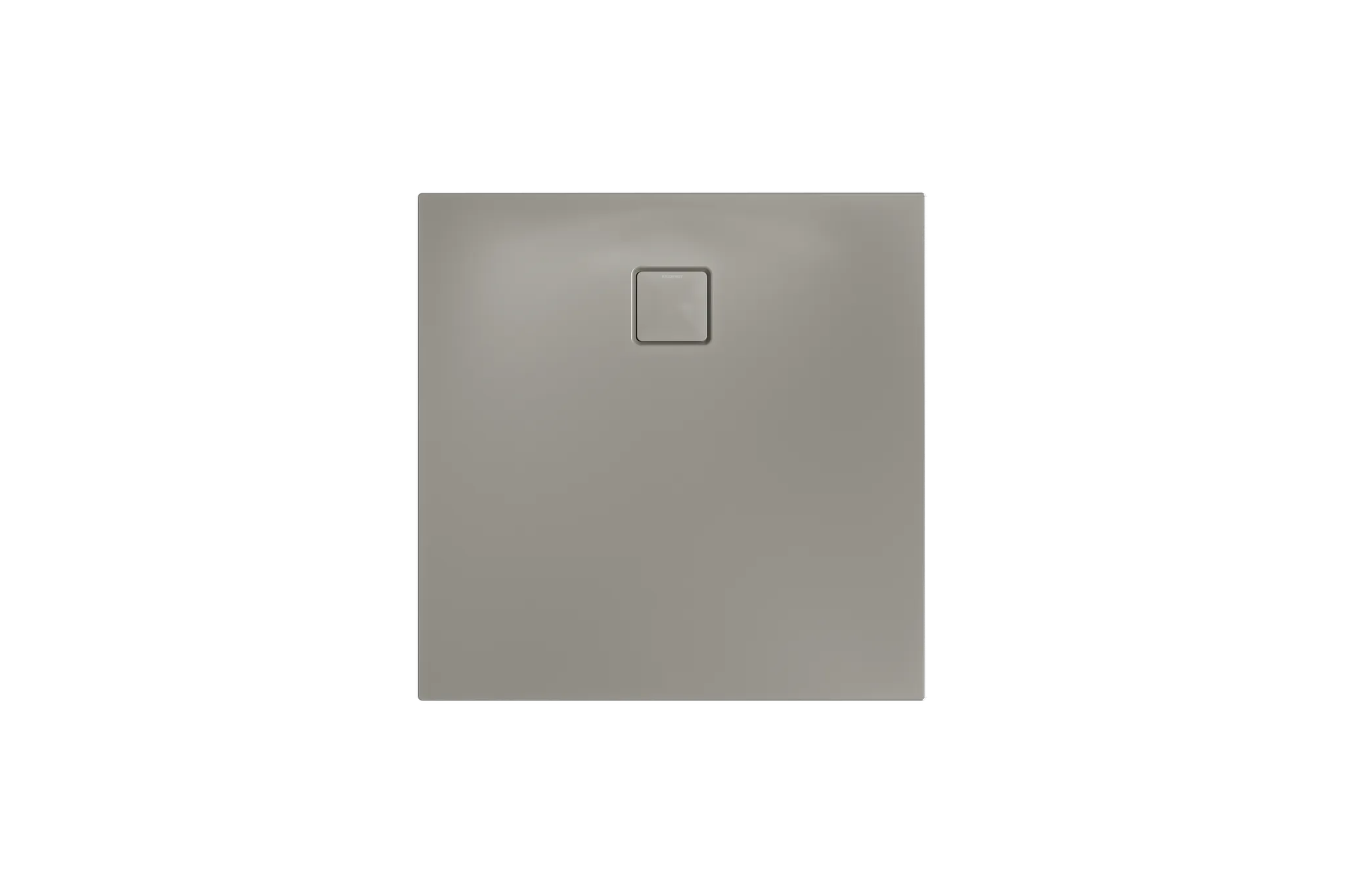 Kaldewei quadrat Duschwanne „ALUVIA“ 1200 × 1200 mm in warm grey 50