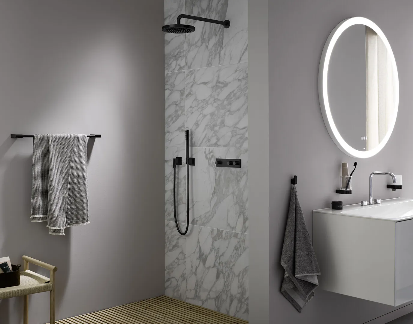 emco Haken „flow“ in chrom, Befestigung verdeckt emco Haken „flow“ in chrom, Befestigung verdeckt