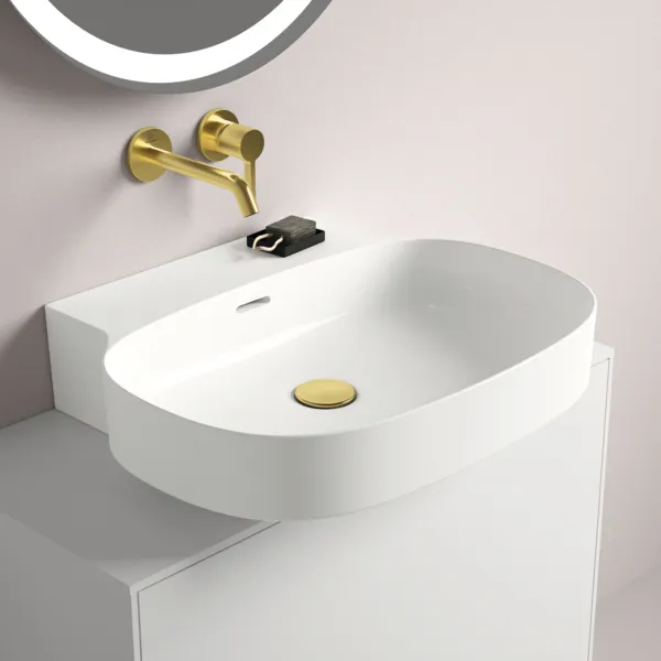 Ideal Standard Waschtischunterschrank „Conca“ 80,2 × 55 × 37,3 cm Weiß matt lackiert