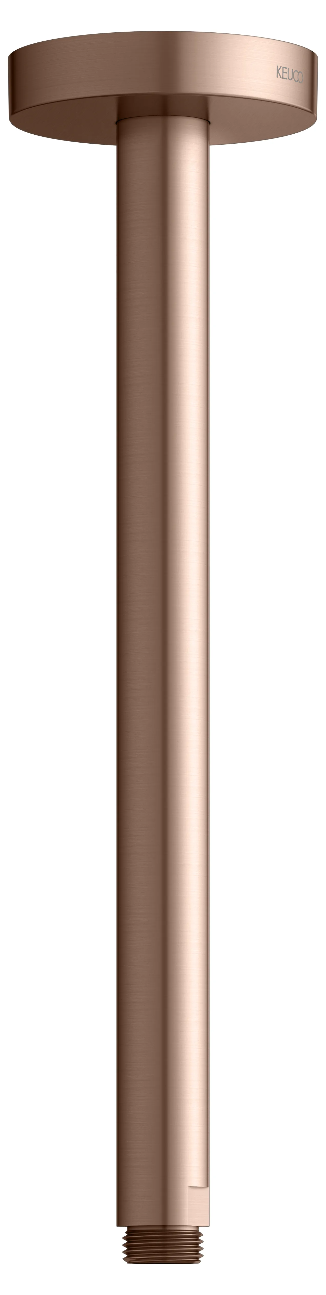 Brausen und Brausezubehör Brausearm Deckenanschluss 300 mm Rotgold gebürstet rund Brausen und Brausezubehör Brausearm Deckenanschluss 300 mm Rotgold gebürstet rund